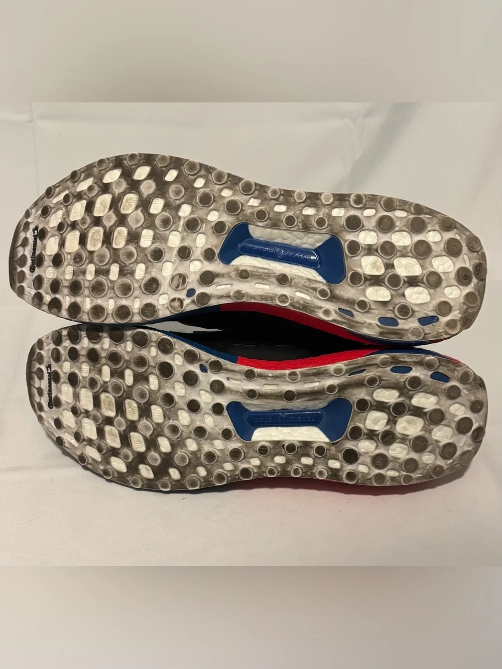 Adidas Men’s Ultraboost DNA Blue Red Black Running Shoes Sneaker FX7236 Size 14